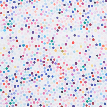 Fairy Dust Dots - White 108" Wide 3 Yard Cut