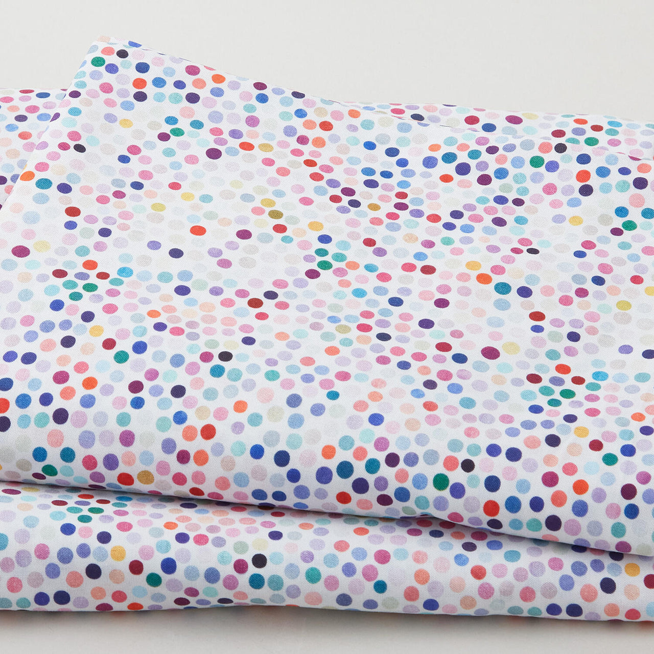 Fairy Dust Dots - White 108" Wide 3 Yard Cut