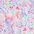 Sketchbook Floral - White 108" Wide 3 Yard Cut