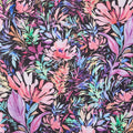 Sketchbook Floral - Black 108" Wide 3 Yard Cut