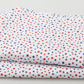 Itty Bitty Stars - White 108" Wide 3 Yard Cut