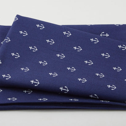 Best Of Sarah Jane - Anchors Away Navy 2 Yard Cut