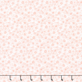 Sunshine And Sandcastles - Mono Wildflowers Blush Yardage