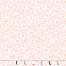 Sunshine And Sandcastles - Mono Wildflowers Blush Yardage