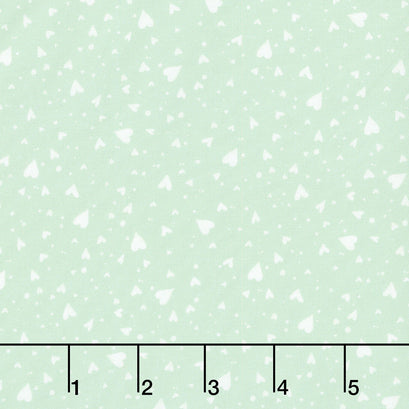 Animal Babies - Heart And Soul Green Yardage