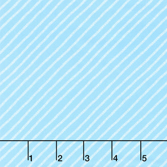 Most Wonderful Time Of The Year - Peppermint Candy Stripe Blue Yardage