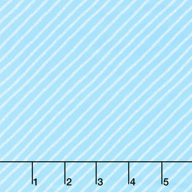 Most Wonderful Time Of The Year - Peppermint Candy Stripe Blue Yardage