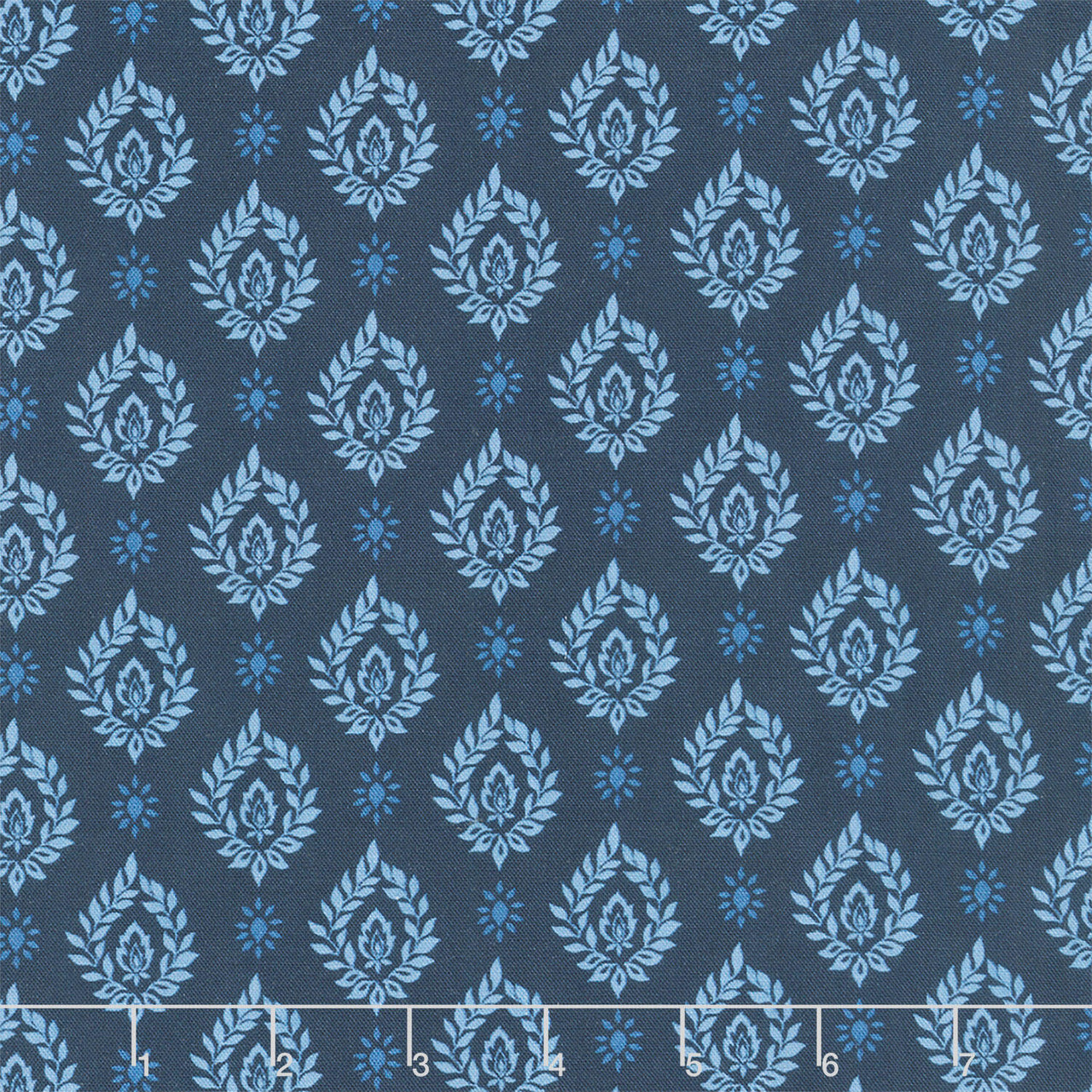 Mediterranean Riviera - Sicilian Tile Navy Yardage