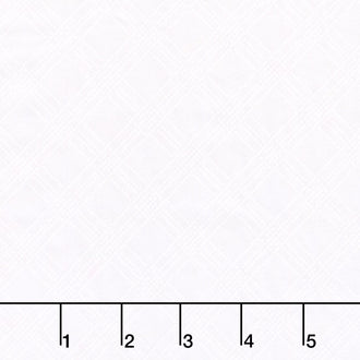 White Hot - Houndstooth Plaid White Yardage