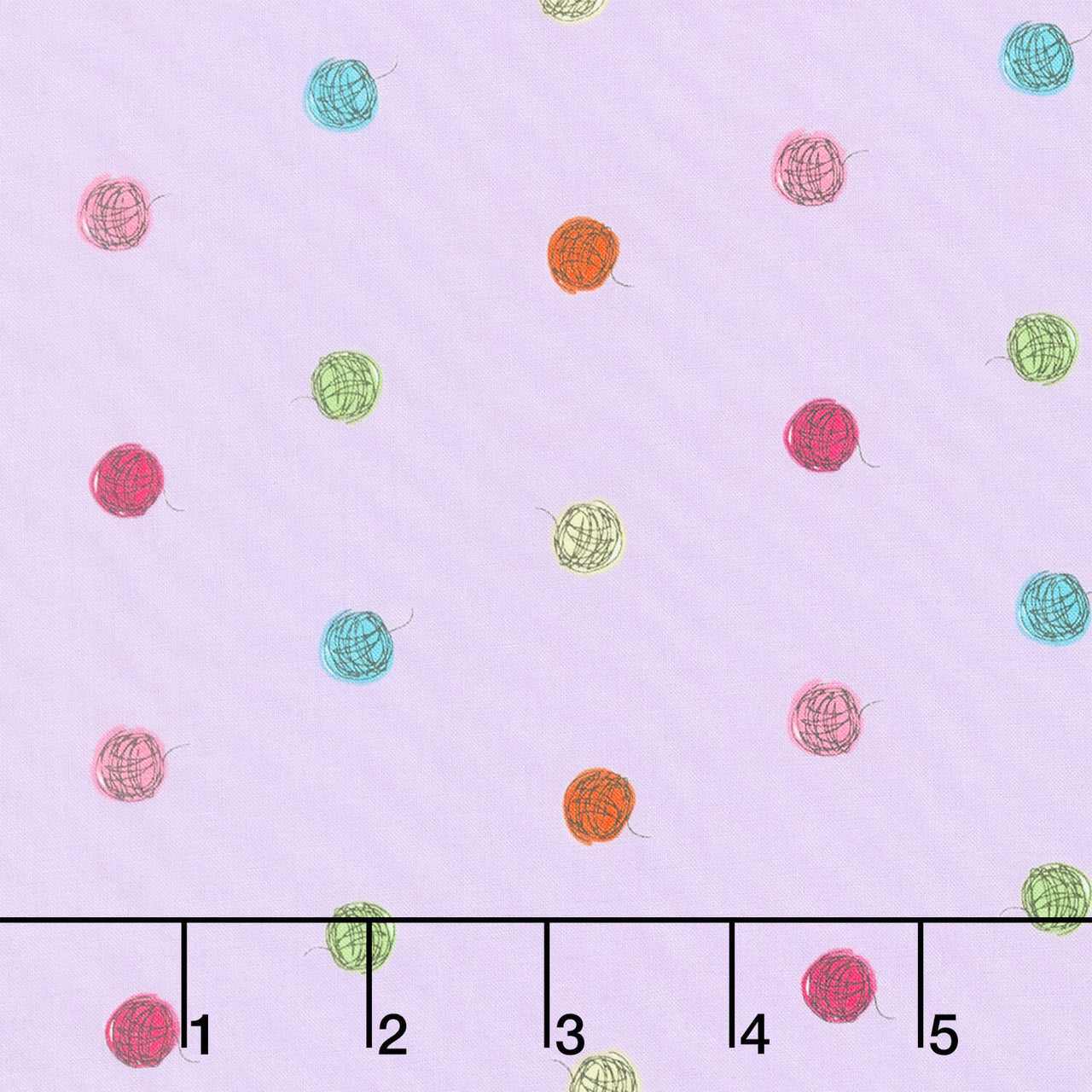 Paw Prints - Spin Lilac Yardage