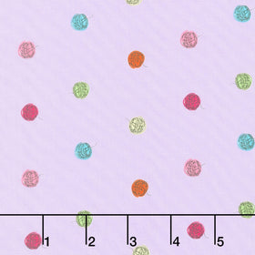 Paw Prints - Spin Lilac Yardage