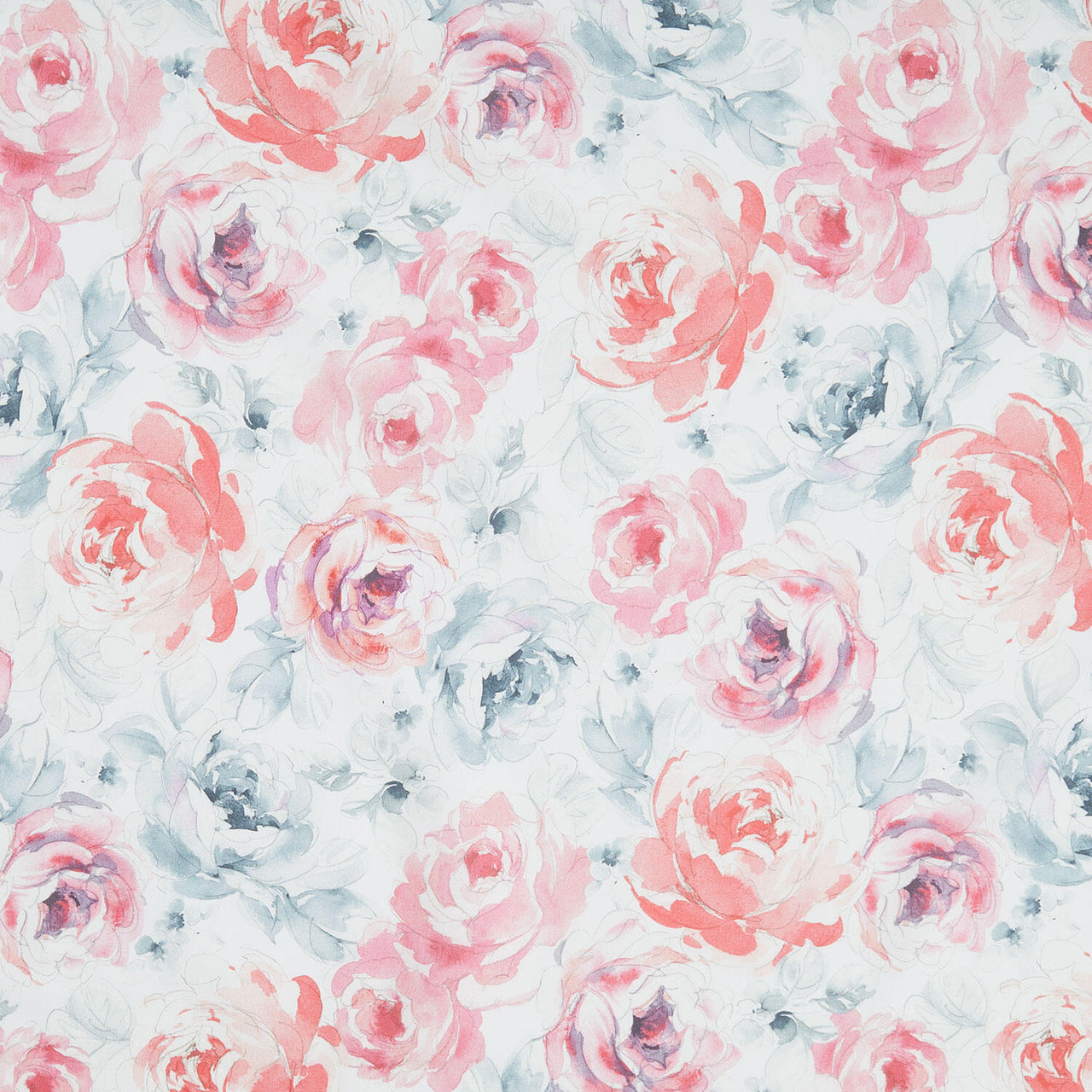Sunny Delight - Cabbage Roses Pink Yardage
