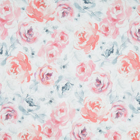 Sunny Delight - Cabbage Roses Pink Yardage