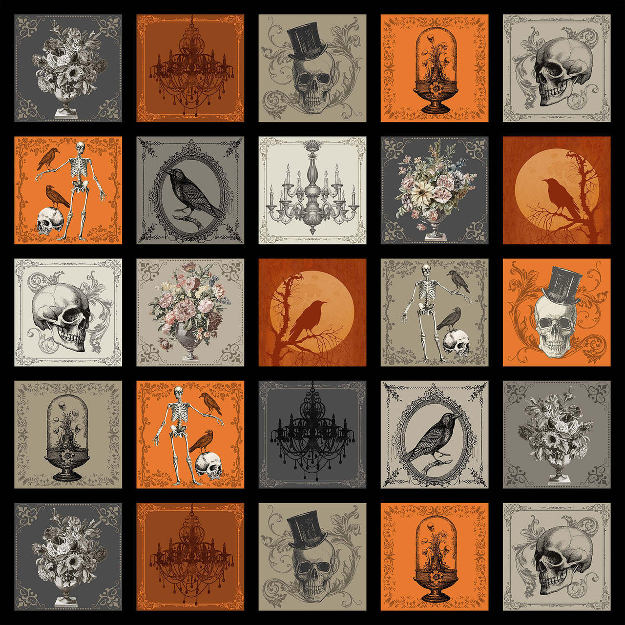 Boo-tiful - Mysterious Mansion Black Panel