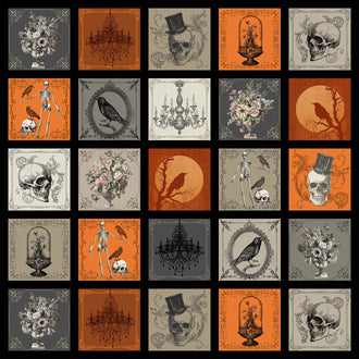 Boo-tiful - Mysterious Mansion Black Panel