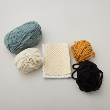 Buzzy Bee Punch Needle Pillow Kit
