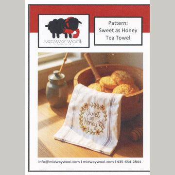 Sweet As Honey Embroidery Towel Kit
