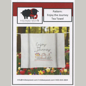 Enjoy The Journey Truck Embroidery Towel Kit
