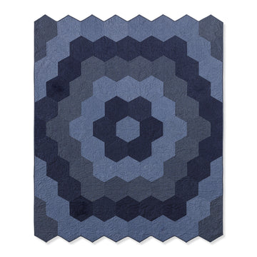 Missouri Star Honeycomb Indigo Fabric Quilt Kit