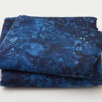 Nature Walk Batik - Flower Marine 3 Yard Cut