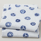 Shibori Blues - Circles White Yardage 2 Yard Cut