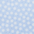 Cozy Cotton Flannels - Flowers Cornflower Yardage 2 Yard Cut