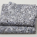 Gustav Klimnt - Circles Rocks Pewter Metallic Yardage 2 Yard Cut