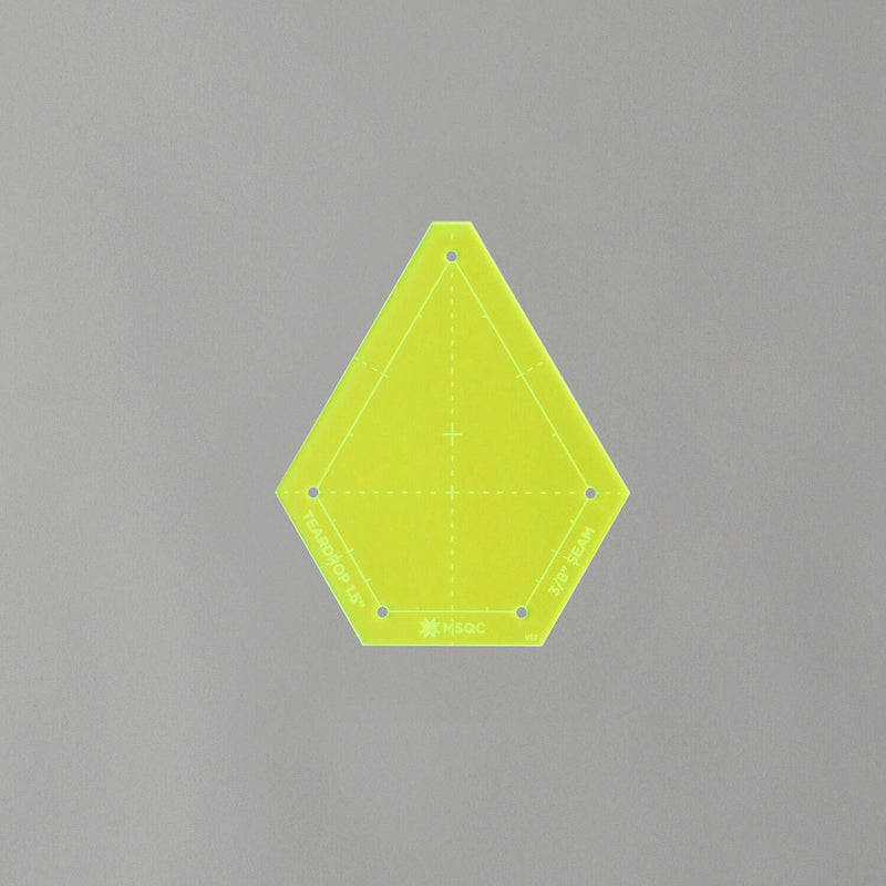 Missouri Star EPP Template 1.5" Teardrop