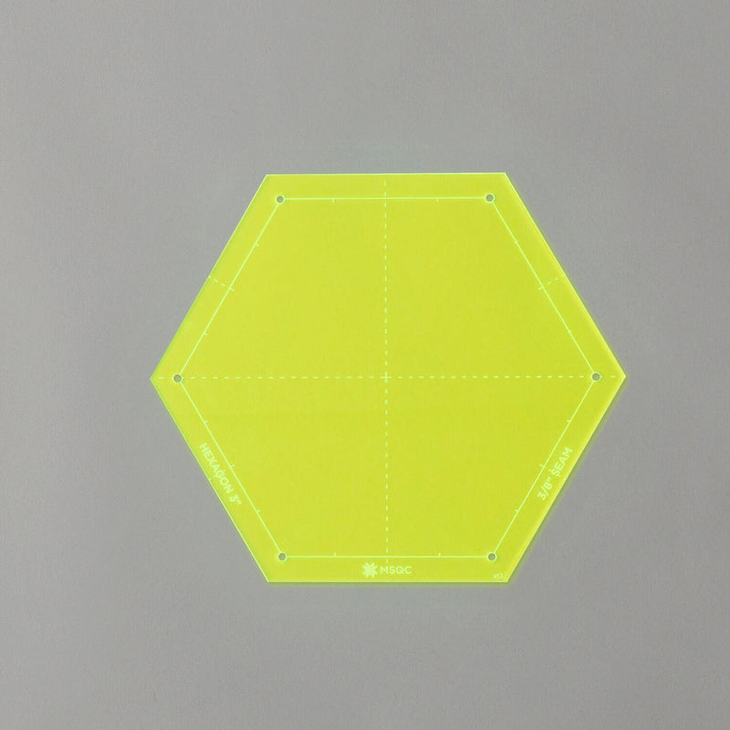 Missouri Star EPP Template 3" (60°) Hexagon