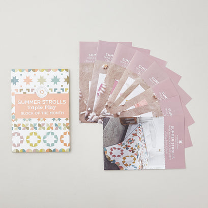 Summer Strolls Block of the Month Pattern Pack