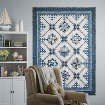 Tonga Lakeside Rough Waters Quilt Kit