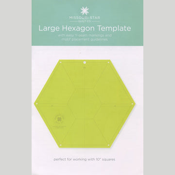 Missouri Star Large Hexagon Template