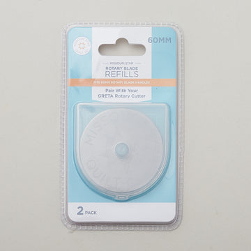 Missouri Star 60mm Rotary Cutter & Replacement Blades 2 Pack