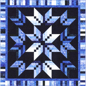 Missouri Star Tonga Bluebell Binding Tool Star Quilt Kit