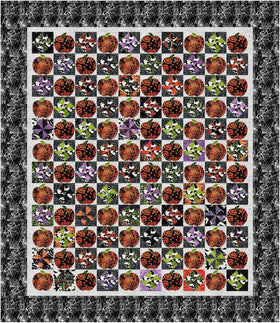 Missouri Star Boo Bash Pinwheels & Pumpkins Quilt Kit