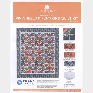 Missouri Star Boo Bash Pinwheels & Pumpkins Quilt Kit