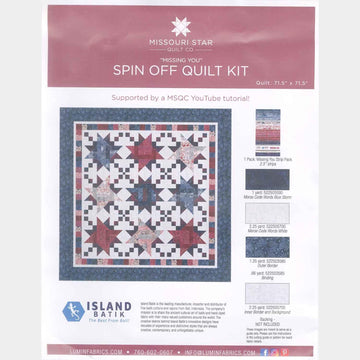 Missouri Star Missing You Spin Off Batik Quilt Kit