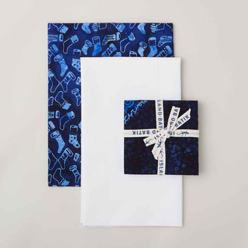 Missouri Star Frosted Wishes Batik Shimmering Snowflake Table Runner Kit