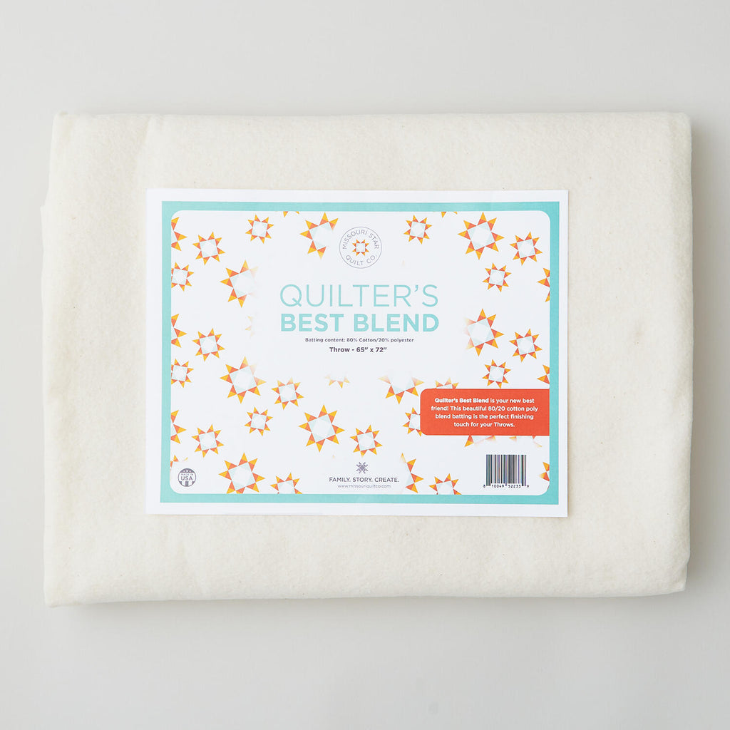 Missouri Star Quilter's Best Blend Throw Batting