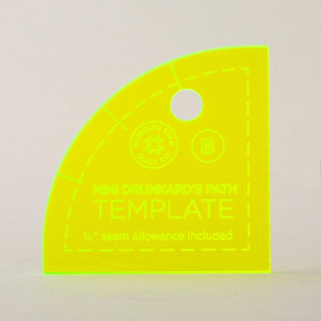 Missouri Star Drunkard's Path Circle Template Set - Mini