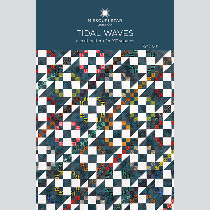Tidal String Pattern Tidal Waves Quilt Pattern by Missouri Star