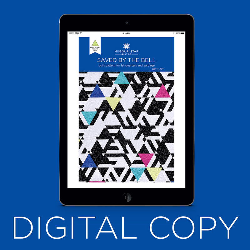 Digital Download - Saved by the Bell Quilt Pattern by Missouri Star