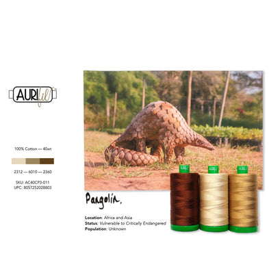 AURIfil™ Color Builder 40WT - Pangolin Brown