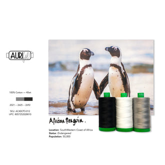 AURIfil™ Color Builder 40WT - Penguin Black/White