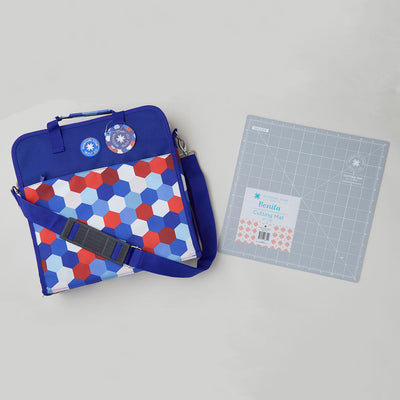 Missouri Star Patriotic Project Case & Cutting Mat 12" x 12"