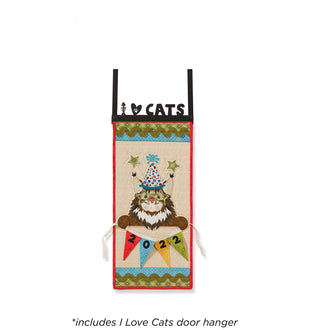Hat on a Cat Door Banner Kit - New Year's (2022)