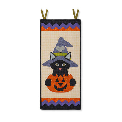 Hat on a Cat Door Banner Kit - Halloween