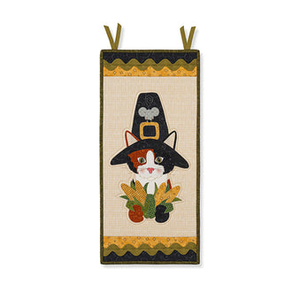 Hat on a Cat Door Banner Kit - Thanksgiving