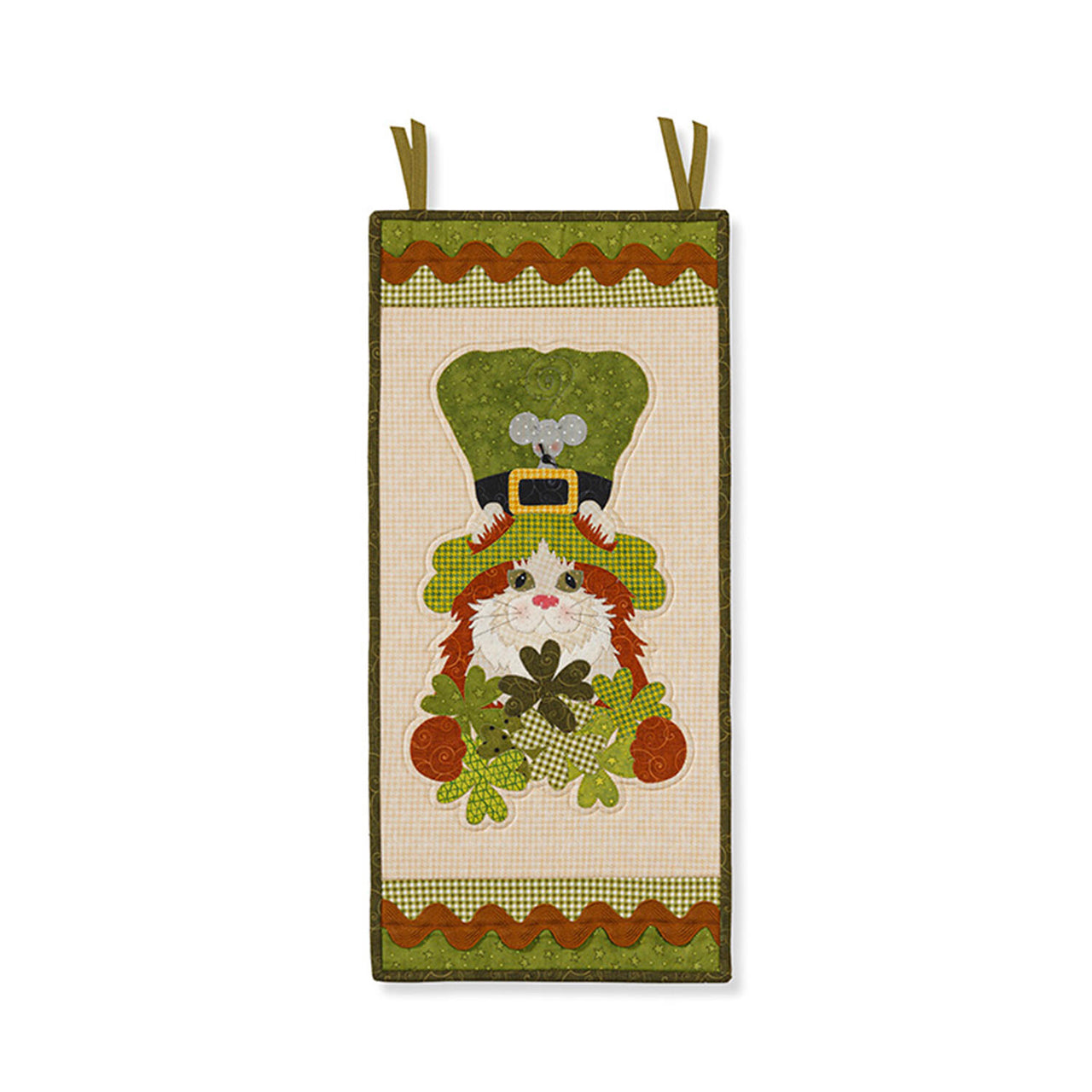 Hat on a Cat Door Banner Kit - St. Patrick's Day