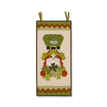 Hat on a Cat Door Banner Kit - St. Patrick's Day